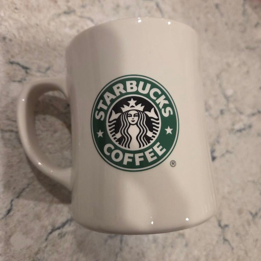 Starbucks 16 ounce White Coffee Mug